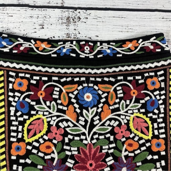 Lulus Black Embroidered Mini Skirt - Picture 9 of 16